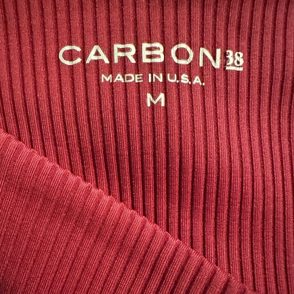 Carbon 38 Leggings Burgundy “Merlot” Medium - Picture 9 of 10
